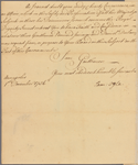 Letter to James Logan, President, and the Council of Pensilvania