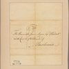 Letter to James Logan, President, and the Council of Pensilvania