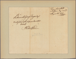 Letter to George Bryan, Vice President of the Council, Philadelphia