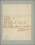 Letter to A[lexander] J[ames] Dallas, Secy of the Commonwealth of Pennsylvania