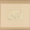 Letter to Thomas H. Burrowes, Harrisburg