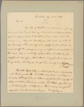 Letter to Virgil Maxcey, Annapolis, Md.
