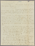 Letter to A[lexander] R. Boteler [Shepherds-town, Va?]