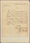 Letter to William Van Renselaer and the other managers of the late expedition, Albany