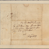 Letter to William Van Renselaer and the other managers of the late expedition, Albany