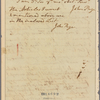 Letter to -- --