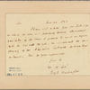 Letter to -- --