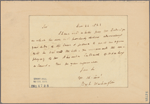 Letter to -- --