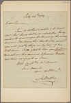 Letter to Alexander Donald