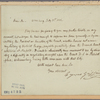 Letter to -- --