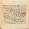 Letter to Horatio Gates, New York