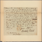 Letter to Horatio Gates, New York