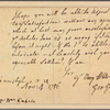 Letter to Dr. William Cabell [Warminster, Va.]