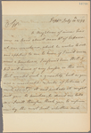 Letter to James Brown, Esq., Richmond