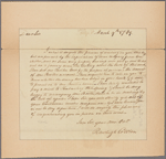 Letter to -- --