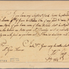 Letter to George Thomas