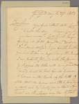Letter to Oliver Towles Jr., Middlebrooke, Spotsylvania