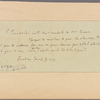 Letter to Mr. Brown