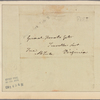 Letter to Horatio Gates, Traveller's Rest, Va.