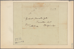 Letter to Horatio Gates, Traveller's Rest, Va.