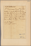 Letter to Mr. Norton