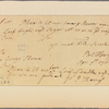 Letter to George Thomas