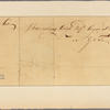 Letter to George Thomas