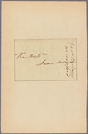 Letter to James Monroe