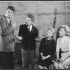 Bill Travers, Henry Butler, Ann Harding and Nancy Wickwire in rehearsal for the Broadway production of Abraham Cochrane