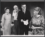 Ruth White, Fred Clark, Charles Grodin and Ruth McDevitt in the stage production Absence of a Cello