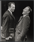 Richard Kiley and unidentified actor in the stage production Advise and Consent