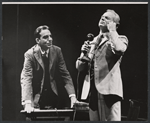 James Daly [right] and unidentified in the stage production The Advocate