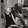 Nancy Marchand and Alan MacNaughtan in rehearsal for the stage production After the Rain