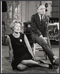 Nancy Marchand and Alan MacNaughtan in rehearsal for the stage production After the Rain