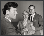 Anthony Oliver, Maureen Pryor and Alec McCowen in rehearsal for the stage production After the Rain