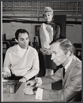 Corbett Monica, Renee Taylor, and Ray Walston in rehearsal for the stage production Agatha Sue, I Love You