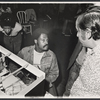 Melvin Van Peebles [center] and unidentified in rehearsal for the stage production Ain't Supposed to Die a Natural Death