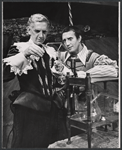 John Heffernan and Roy Scheider in the stage production The Alchemist