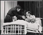 Terence Stamp and Donald Ewer in the stage production Alfie!