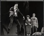 Ray Bolger, Eileen Herlie, and Ron Husmann in the stage production All American