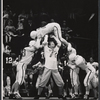 Ray Bolger and cast members in the stage production All American