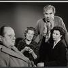 John Sharp, Marjorie Rhodes, Donald Wolfit, and Hazel Douglas in the stage production All in Good Time