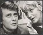 Stephen McHattie and Sudie Bond in rehearsal for the 1968 Broadway production of The American Dream