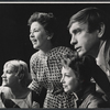 Sudie Bond, Sada Thompson, Carolyn Coates and playwright Edward Albee in rehearsal for the 1968 Broadway production of The American Dream