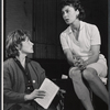 Viveca Lindfors [left] and unidentified in American Repertory Company