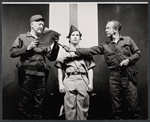 Will Hussung, Richard Dreyfuss and Stratton Walling in the stage production And Whose Little Boy Are You?