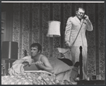 Angelo Mango and Simon Oakland in the stage production Angela