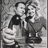 Simon Oakland and Geraldine Page in the stage production Angela