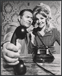 Simon Oakland and Geraldine Page in the stage production Angela