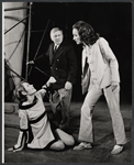 Marian Hailey, Morris Carnovsky and Maria Tucci in the stage production Antigone